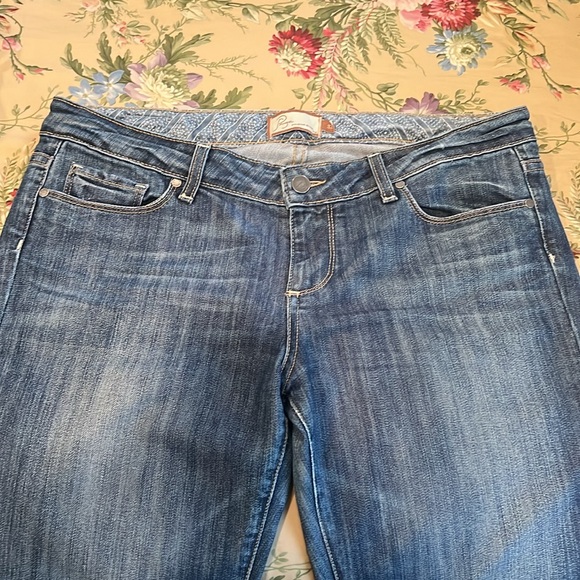 Paige jeans NWOT Size 32 Paige Wide/boot cut Jeans host pick - Picture 4 of 8